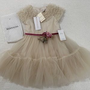 Monnalisa - Tulle dress BRAND NEW - Tutu girls designer Dress